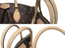 Load image into Gallery viewer, 極美品 LOUIS VUITTON ルイヴィトン モノグラム ボエシMM 2WAY ショルダーバッグ ハンドバッグ M45986 ブラウン 中古 4b006159