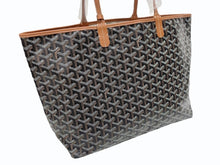 画像をギャラリービューアに読み込む, 未使用 GOYARD ゴヤール サンルイPM バッグ トートバッグ STLOUIPMLTY01CL01P ブラウン PVC レザー 中古 4b006166 