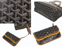 画像をギャラリービューアに読み込む, 未使用 GOYARD ゴヤール サンルイPM バッグ トートバッグ STLOUIPMLTY01CL01P ブラウン PVC レザー 中古 4b006166 