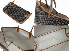 画像をギャラリービューアに読み込む, 未使用 GOYARD ゴヤール サンルイPM バッグ トートバッグ STLOUIPMLTY01CL01P ブラウン PVC レザー 中古 4b006166 