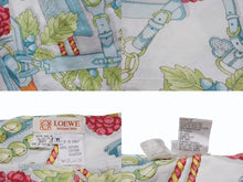 Load image into Gallery viewer, LOEWE ロエベ ヴィンテージ ラップスカート 総柄 スカーフ柄 アナグラム コットン マルチカラー サイズM 美品 中古 4b006179