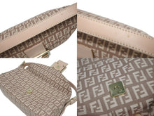 Load image into Gallery viewer, FENDI フェンディ ズッキーノ柄 マンマバケット ワンショルダーバッグ 8BR003 ピンク ガンメタリック金具 美品 中古 4b006144