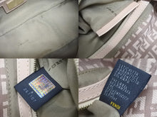 Load image into Gallery viewer, FENDI フェンディ ズッキーノ柄 マンマバケット ワンショルダーバッグ 8BR003 ピンク ガンメタリック金具 美品 中古 4b006144