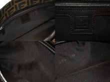 Load image into Gallery viewer, FENDI フェンディ マンマバケット ワンショルダーバッグ 26424 ズッカ柄 ブラウン キャンバス レザー シルバー金具 美品 中古 4b006181