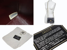 Load image into Gallery viewer, 極美品 CHANEL シャネル ミニマトラッセ 17 チェーンショルダーバッグ 1番台 ラムスキン ココマーク ブラック ゴールド金具 中古 4b006189