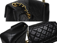 Load image into Gallery viewer, 極美品 CHANEL シャネル ミニマトラッセ 17 チェーンショルダーバッグ 1番台 ラムスキン ココマーク ブラック ゴールド金具 中古 4b006189