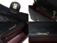Load image into Gallery viewer, 極美品 CHANEL シャネル ミニマトラッセ 17 チェーンショルダーバッグ 1番台 ラムスキン ココマーク ブラック ゴールド金具 中古 4b006189
