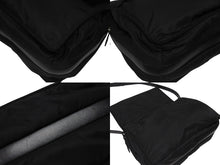 Load image into Gallery viewer, 極美品 PRADA プラダ ラージ パデッド ショルダーバッグ 1BD256 Re-Nylon ナイロン トライアングルロゴ レザー ブラック 中古 4b006197