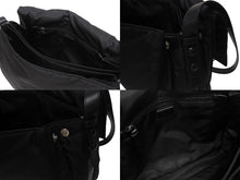 Load image into Gallery viewer, 極美品 PRADA プラダ ラージ パデッド ショルダーバッグ 1BD256 Re-Nylon ナイロン トライアングルロゴ レザー ブラック 中古 4b006197