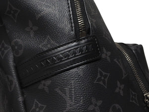 LOIIS VUITTON ルイ ヴィトン アポロ バックパック リュックサック M43186 モノグラム エクリプス ブラック グレー 美品 中古 4b006200 