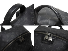 画像をギャラリービューアに読み込む, LOIIS VUITTON ルイ ヴィトン アポロ バックパック リュックサック M43186 モノグラム エクリプス ブラック グレー 美品 中古 4b006200 