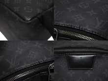 画像をギャラリービューアに読み込む, LOIIS VUITTON ルイ ヴィトン アポロ バックパック リュックサック M43186 モノグラム エクリプス ブラック グレー 美品 中古 4b006200 