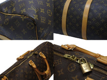 Load image into Gallery viewer, 極美品 LOUIS VUITTON ルイヴィトン キーポル バンドリエール45 ボストンバッグ M41418 モノグラム ブラウン ゴールド金具 中古 4b006206
