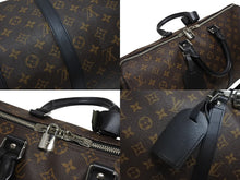 Load image into Gallery viewer, 極美品 LOUIS VUITTON ルイヴィトン キーポル バンドリエール45 ボストンバッグ M56711 モノグラムマカサー ブラウン 中古 4b006211