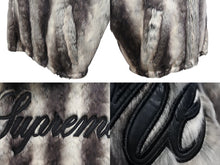 Load image into Gallery viewer, Supreme シュプリーム 20FW リバーシブル フーデッドジャケット フェイクファー ブラック グレー アクリル ポリエステル 美品 中古 4b006215