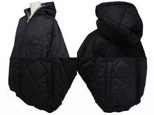 Load image into Gallery viewer, Supreme シュプリーム 20FW リバーシブル フーデッドジャケット フェイクファー ブラック グレー アクリル ポリエステル 美品 中古 4b006215