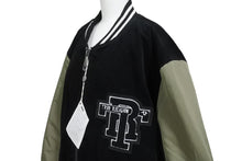 Load image into Gallery viewer, 極美品 TRUE RELIGION トゥルー レリジョン VARSITY JACKET ヴァーシティジャケット ブラック カーキ サイズXXL 中古 4b006222