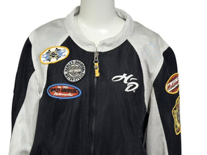 HARLEYDAVIDSON ハーレーダビッドソン レーシングジャケット 97288-12VW ブラック ホワイト マルチカラー サイズS 美品 中古 4b006226