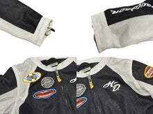 Load image into Gallery viewer, HARLEYDAVIDSON ハーレーダビッドソン レーシングジャケット 97288-12VW ブラック ホワイト マルチカラー サイズS 美品 中古 4b006226