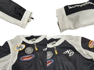 HARLEYDAVIDSON ハーレーダビッドソン レーシングジャケット 97288-12VW ブラック ホワイト マルチカラー サイズS 美品 中古 4b006226