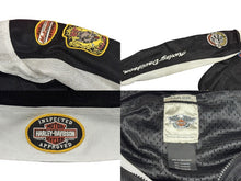 Load image into Gallery viewer, HARLEYDAVIDSON ハーレーダビッドソン レーシングジャケット 97288-12VW ブラック ホワイト マルチカラー サイズS 美品 中古 4b006226