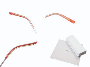 極美品 Christian Dior クリスチャンディオール メガネ アイウェア CD7717J C7T 度入り リムレス ラインストーン 中古 4b006228