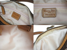 Load image into Gallery viewer, Christian Dior クリスチャンディオール ロマンティック ハンドバッグ カナージュ レザー ブラウン シルバー金具 美品 中古 4b006229