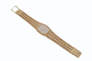 極美品 AUDEMARS PIGUET オーデマピゲ 純正 フルダイヤ バンブーBAMBOO 時計 クォーツ メンズ 中古 4b006232