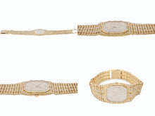 Load image into Gallery viewer, 極美品 AUDEMARS PIGUET オーデマピゲ 純正 フルダイヤ バンブーBAMBOO 時計 クォーツ メンズ 中古 4b006232