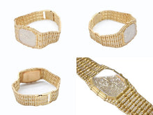 Load image into Gallery viewer, 極美品 AUDEMARS PIGUET オーデマピゲ 純正 フルダイヤ バンブーBAMBOO 時計 クォーツ メンズ 中古 4b006232