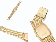 Load image into Gallery viewer, 極美品 AUDEMARS PIGUET オーデマピゲ 純正 フルダイヤ バンブーBAMBOO 時計 クォーツ メンズ 中古 4b006232