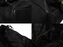Load image into Gallery viewer, 新品同様 CHROME HEARTS クロムハーツ STRANGE LOVE BAG リュック セメタリー クロスパッチ ラージクロス レザー ブラック 中古 4b006233