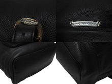 Load image into Gallery viewer, 新品同様 CHROME HEARTS クロムハーツ STRANGE LOVE BAG リュック セメタリー クロスパッチ ラージクロス レザー ブラック 中古 4b006233