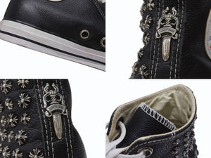CHROME HEARTS クロムハーツ × CONVERSE コンバース オールスター スニーカー サイズ28.5cm CHプラス ダガー 美品 中古 4b006234