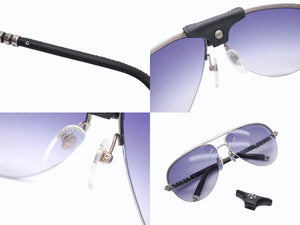 CHROME HEARTS クロムハーツ BALLS ボールズ サングラス アイウェア ティアドロップ CHプラス フローラルクロス シルバー 美品 中古 4b006237