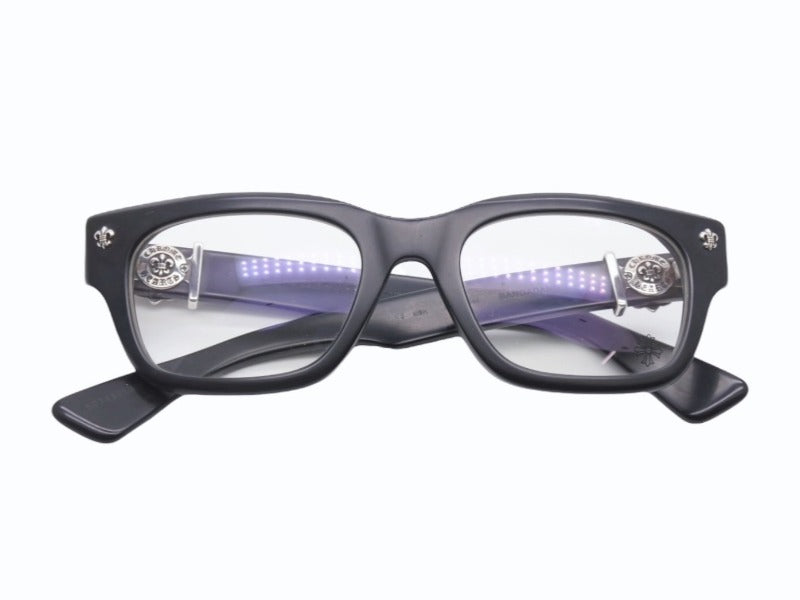 CHROME HEARTS クロムハーツ BANGADANG バンガダン サングラス サイズ52◻︎20-148 BSフレア装飾 ウェリントン ブラック 美品 中古 4b006239