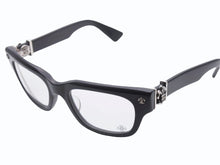 Load image into Gallery viewer, CHROME HEARTS クロムハーツ BANGADANG バンガダン サングラス サイズ52◻︎20-148 BSフレア装飾 ウェリントン ブラック 美品 中古 4b006239