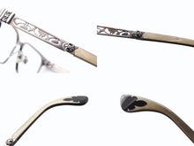 Load image into Gallery viewer, 極美品 CHROME HEARTS クロムハーツ PAWSMUC サングラス アイウェア サイズ59◻︎17-144 BSフレア装飾 メタルフレーム シルバー 中古 4b006241