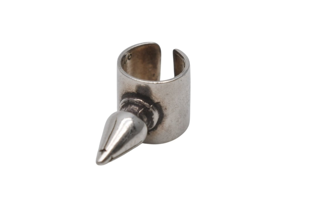 CHROME HEARTS クロムハーツ SPIKE スパイク イヤーカフ 重量約2.5g 2014/925刻印 RSクロス シルバー925 美品 中古 4b006242