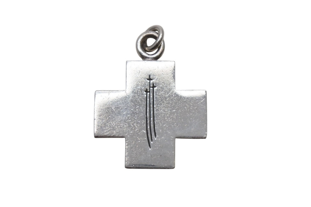 CHROME HEARTS クロムハーツ NYC 3RS CROSS クロス ペンダントトップ 重量約12.5g ホースシュー ニューヨーク限定 美品 中古 4b006245