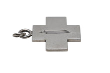 Load image into Gallery viewer, CHROME HEARTS クロムハーツ NYC 3RS CROSS クロス ペンダントトップ 重量約12.5g ホースシュー ニューヨーク限定 美品 中古 4b006245