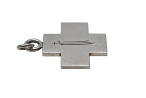 CHROME HEARTS クロムハーツ NYC 3RS CROSS クロス ペンダントトップ 重量約12.5g ホースシュー ニューヨーク限定 美品 中古 4b006245