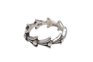 CHROME HEARTS クロムハーツ CROSS TAIL RING クロステイルリング 指輪 重量約4.2g 2002/.925刻印 シルバー925 美品 中古 4b006246 