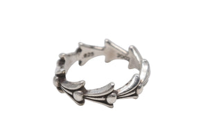 CHROME HEARTS クロムハーツ CROSS TAIL RING クロステイルリング 指輪 重量約4.2g 2002/.925刻印 シルバー925 美品 中古 4b006246