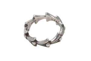 CHROME HEARTS クロムハーツ CROSS TAIL RING クロステイルリング 指輪 重量約4.2g 2002/.925刻印 シルバー925 美品 中古 4b006246