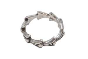 CHROME HEARTS クロムハーツ CROSS TAIL RING クロステイルリング 指輪 重量約4.2g 2002/.925刻印 シルバー925 美品 中古 4b006246