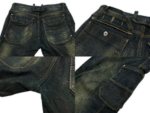 極美品 Dolce&Gabbana ドルチェ＆ガッバーナ デニムパンツ RPO460 SD638 トルコ製 コットン エラスタン ブルー サイズ48 中古 4b006247