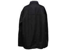 Load image into Gallery viewer, 極美品 PRADA プラダ Re-Nylon Shirt リナイロン 長袖シャツ SC514 サイズXXL トライアングルロゴ 三角ロゴプレート ブラック 中古 4b006249