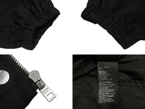 極美品 PRADA プラダ Re-Nylon リナイロン トライアングルロゴプレート フーデッドジャケット 292255 S000 1WQ8 ブラック サイズ36 中古 4b006250