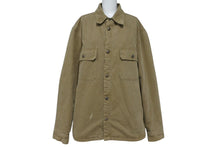 Load image into Gallery viewer, CHROME HEARTS クロムハーツ WORK DOG SHIRTS ワークドッグ シャツ ジャケット クロスボール ヘリンボーン ブラウン サイズXL 良品 中古 4b006253